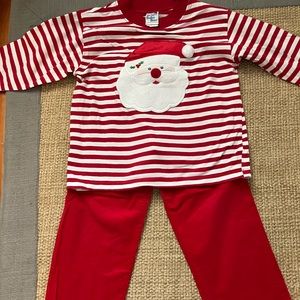 Bailey Boys 4T Long Sleeve Pant Set Christmas Santa